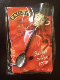 Vintage Rare Collector Bailey's Coffee Spoon New Winking Irish