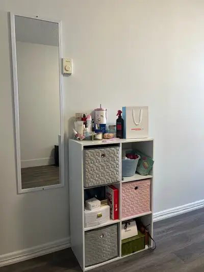 Mirror and dresser, View more