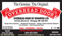 Overhead Door - Garage Door & Electric Operators SALE