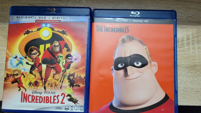 THE INCREDIBLES 1 AND 2 ON BLURAY FOR SALE, View more