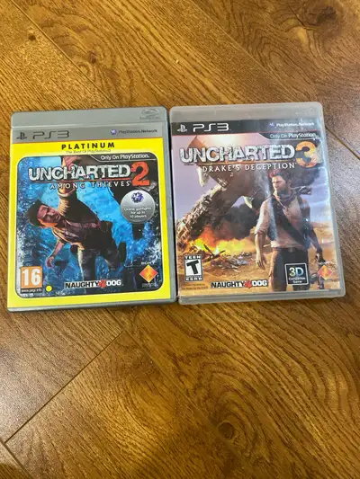 uncharted 2 and 3 ps3, View more