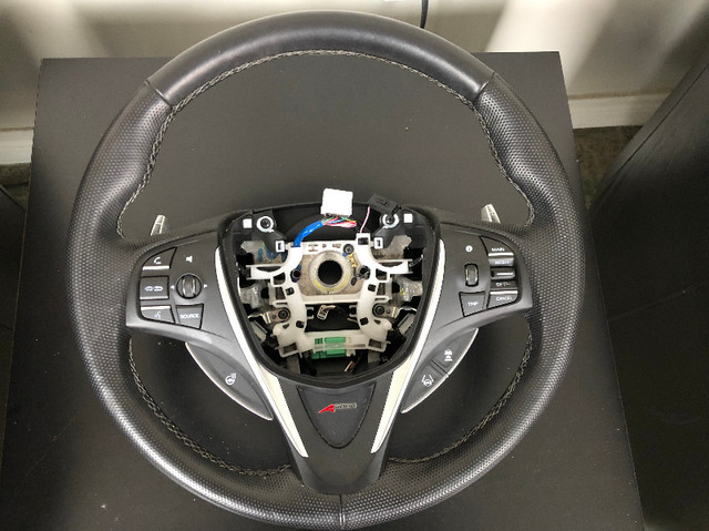 Honda Acura Subaru Black Leather Wrapped OEM Steering Wheels in Other Parts & Accessories in Mississauga / Peel Region - Image 3