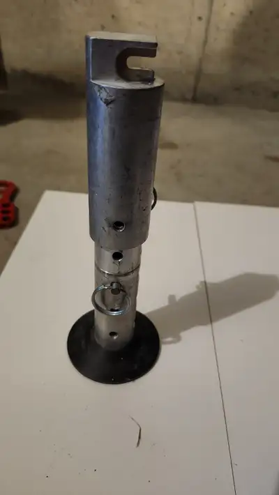 Trailer jack drop leg., View more