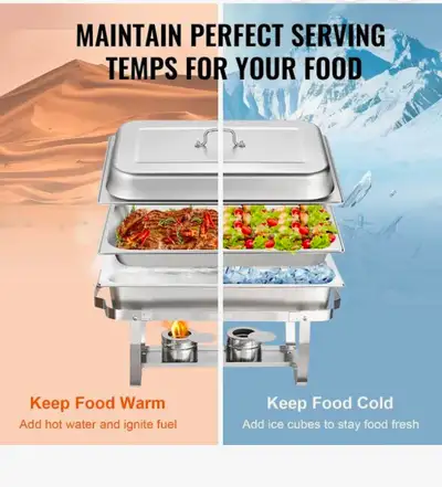 Chaffing dish (open box) 5pcs, View more