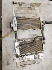 2007  yamaha yz250f radiators and guards   parts