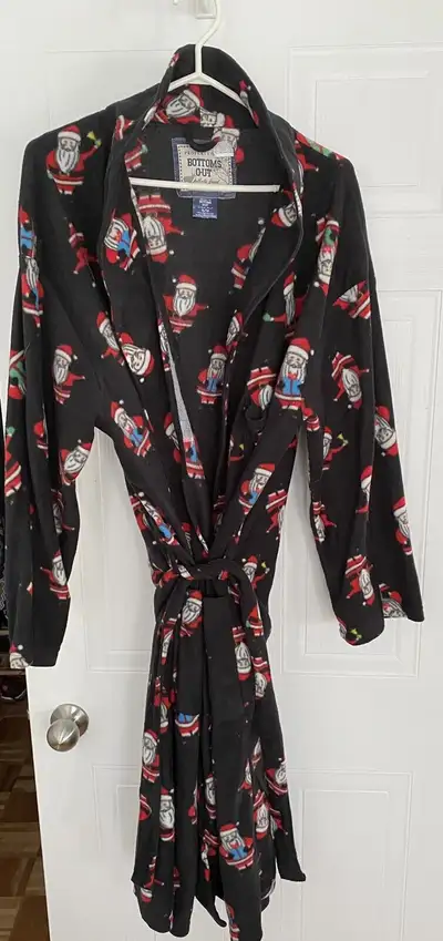 Robe de chambre pour homme small medium en polar père Noël  , View more