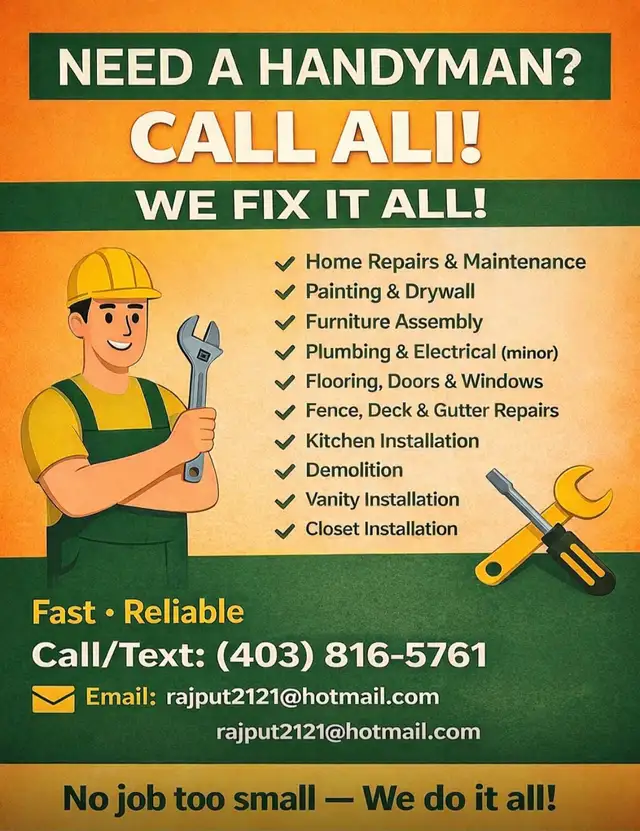 Trusted Calgary Handyman | Small & Large Home Projects in Other in Calgary - Image 2