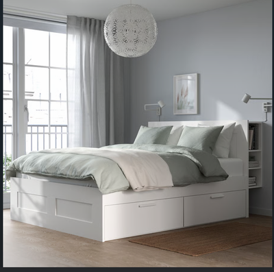 Ikea Brimnes Queen Bed Frame, View more