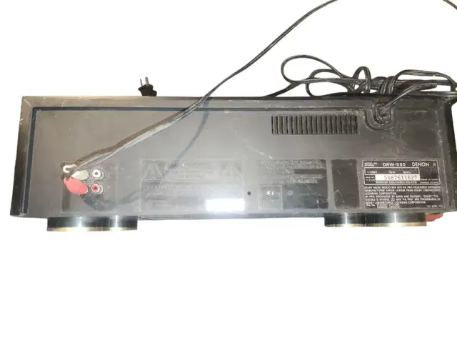 Denon DRW-580 Double Cassette Deck, I have more stereo items her in Stereo Systems & Home Theatre in St. Albert - Image 5