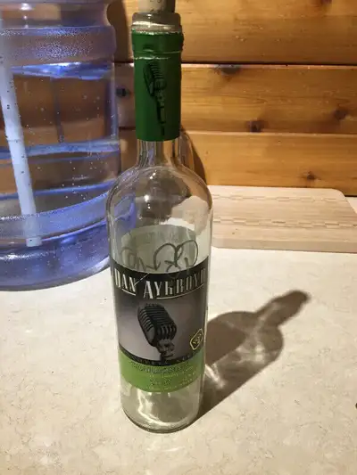 Dan Aykroyd Autographed Wine Bottle, View more