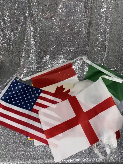 2026 World Cup String Flags Bunting Pennants, View more