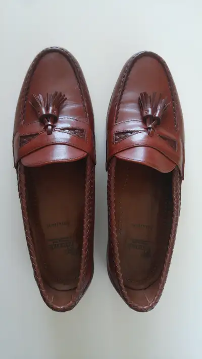 $120 USED 12D Allen Edmonds Maxfield Tassel Loafer Shoes, View more