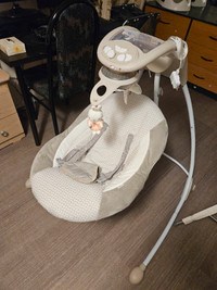 Like New! Baby Swing - Ingenuity 6-Speed, lights and sound - $80