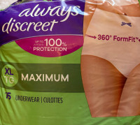 Always Discreet underwear XL