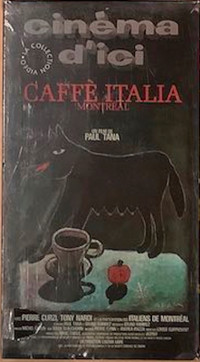 VHS CAFFÈ ITALIA (CAFÉ ITALIA). VHS. QUÉBEC. +RARE+ NEUF