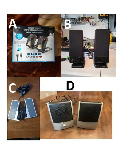Enceintes Acoustiques Haut-Parleurs Informatiques (4), View more