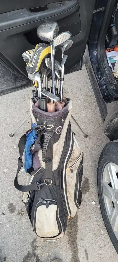 Golf clubs with Golf Bag, View more