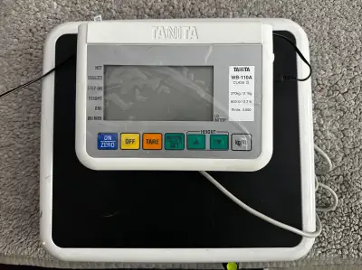 Professional Tanita WB-110AS digital scale for sale — commercial/medical grade unit, not a standard...