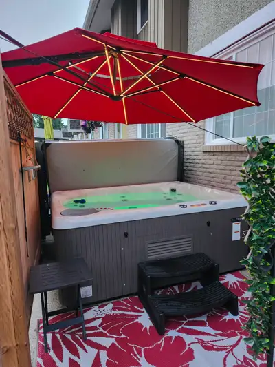 5 person Beachcomber hot tub., View more