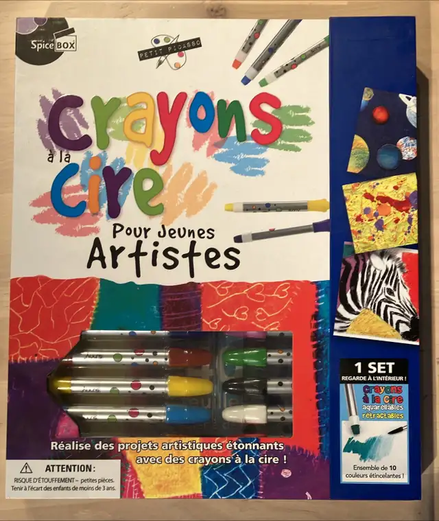 Crayons de cire pour jeunes artistes in Hobbies & Crafts in Québec City - Image 2