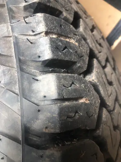 LT265/70r17 TOYO C/T OPEN Set of 4 tires and wheels on Dodge Ram aluminum 5 bolt wheels Has wheel ce...