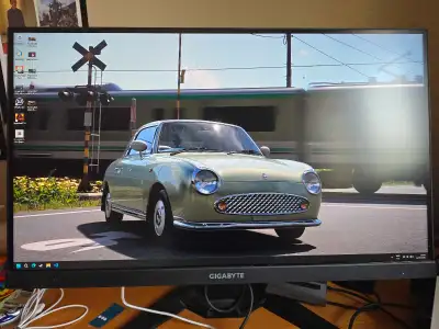 Gigabyte M27Q P Gaming monitor bundle, View more