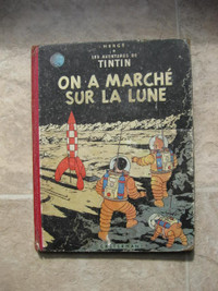 Bande dessinée (BD) Tintin - Marché sur la lune EO 1954 (B-11)