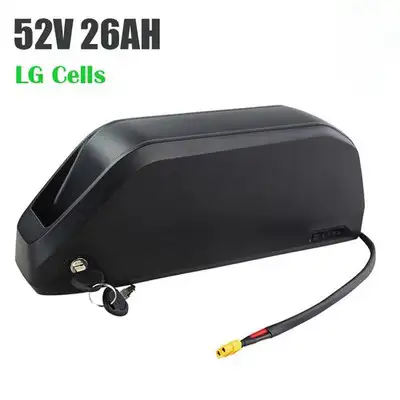 batterie de velo lg 52v 26ah neuve (compatible 48volts), View more