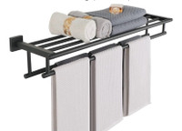 New Alise Double Towel Rod With Shelf 31.5”