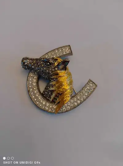 Vintage horse broach for sale , View more