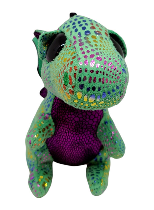 Ty Beanie Boos Cinder the Dragon Stuffed Animal Plush 6" Green in Toys & Games in Markham / York Region - Image 2