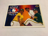1992 Upper UD of Baseball #H8 Vida Blue Rollie Fingers Lou Brock