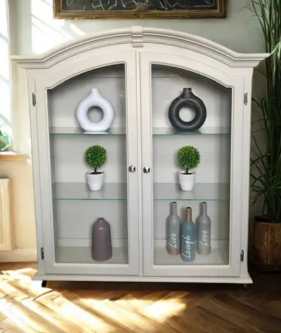 Solid Wood Lighted Cabinet, View more