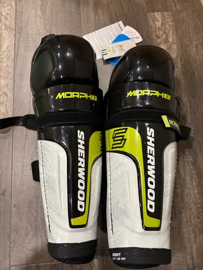 Brand New Elite Sherwood Morph 1 Senior Shin Pads Size 14, View more