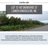 Beautiful wooded land for sale - Lower Kingsclear, NB