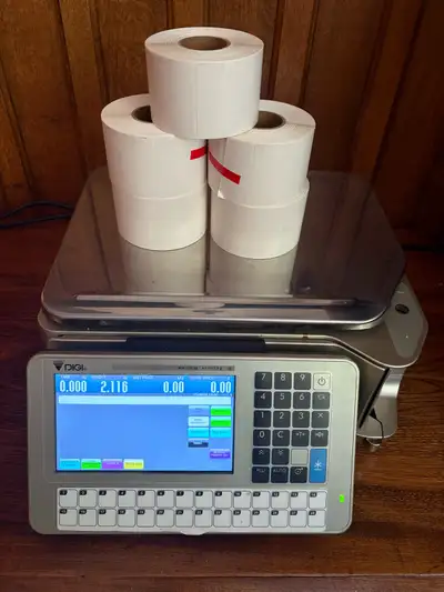 Digi Scale + label Printer , View more
