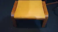 2 IKEA leather foot rests
