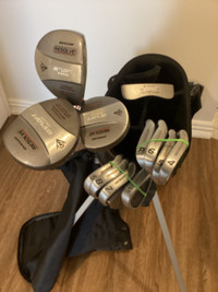 Golf  clubs 12 pc  set & bag