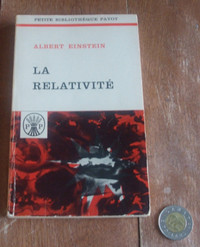 Manuel: La Relativité de ALBERT EINSTEIN - 1956