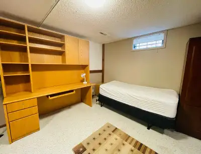 ## Big, Clean Room for Rent – Female Only – Near U of S & 8th Street **Available May 1, 2026 | East...
