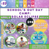 Eclipse Day STEM Workshop | April 8th 9am - 4pm