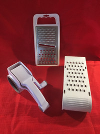 3 cheese graters