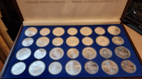 Complete set of 1976 Canadian Olympic Silver Coins