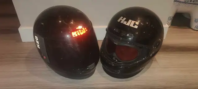 Two old moto helmets xxl and m size all 15$ in Other in Edmonton - Image 2