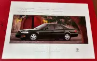 RETRO 1996 ACURA TL SEDAN ORIGINAL CAR AD - ANNONCE AUTO