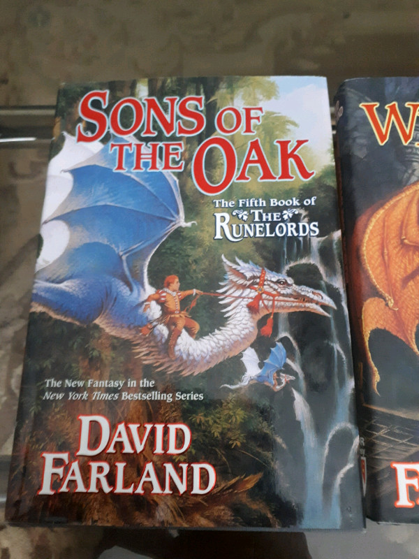 Lot of 2 hardcover books by david Farland the runelords in Fiction in Oakville / Halton Region - Image 2