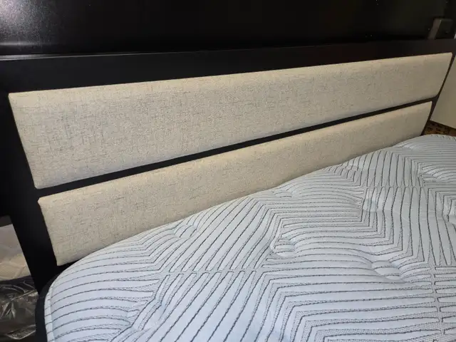 New Malpass Queen Platform Bedframe in Beds & Mattresses in Nanaimo - Image 3