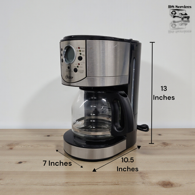 The Oster BVSTCJ0031-033 is a reliable 12-cup coffee brewer designed for everyday home use. Built fo...
