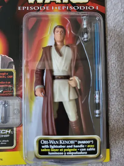 Star Wars Episode 1 The Phantom Menace - Action Figure - Obi-Wan Kenobi (Naboo) NEW - NEVER OPENED -...
