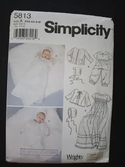 Baby's  Christening pattern, View more
